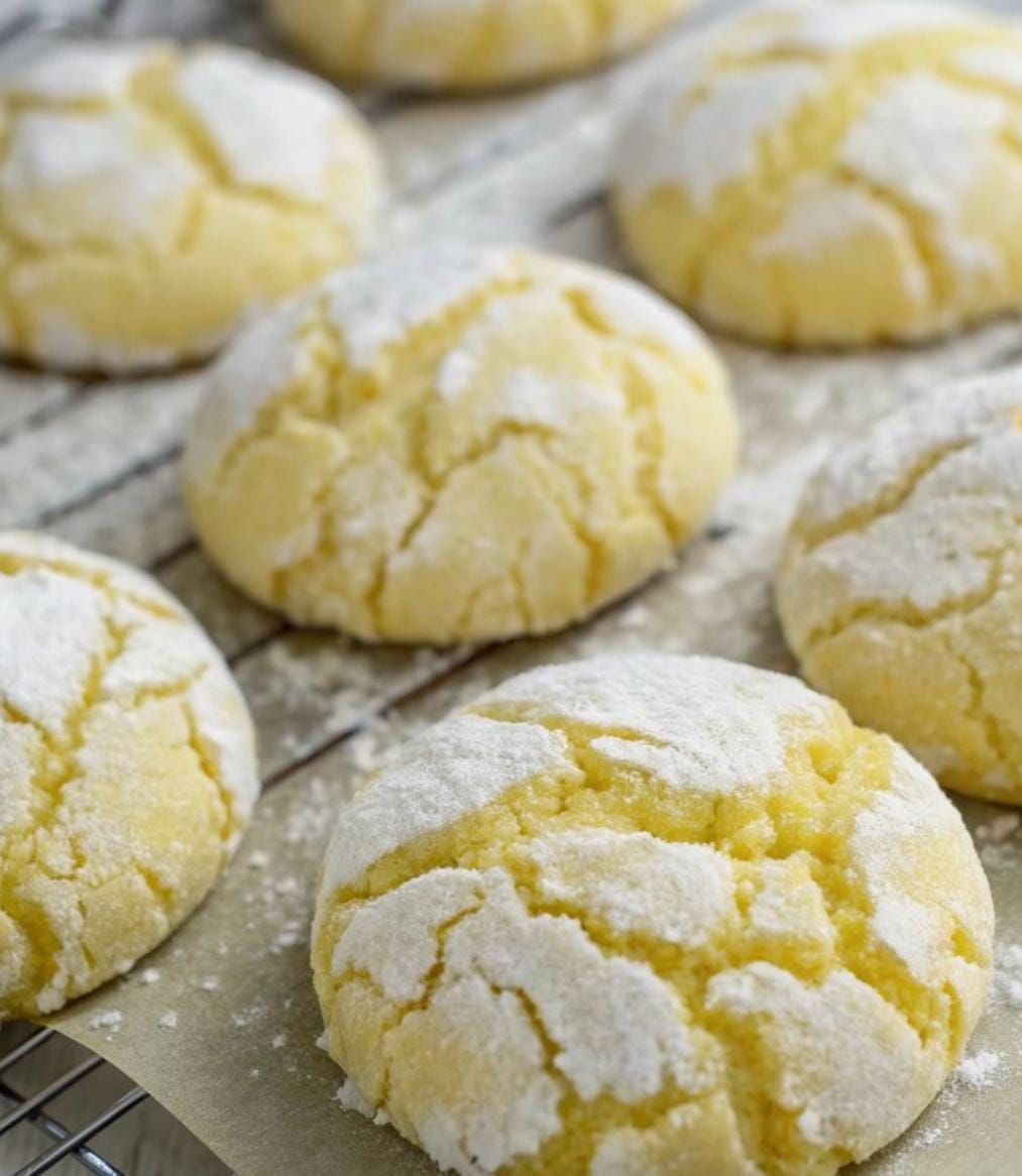 Lemon Crinkle Cookies