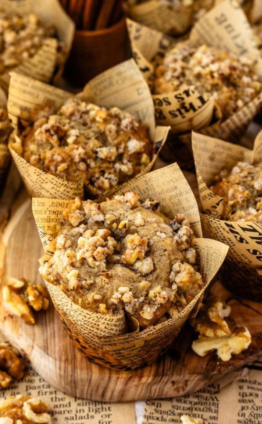 Banana Walnut Muffins