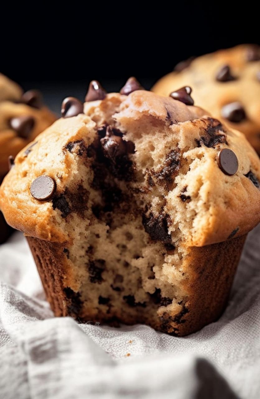 Choco chip muffins