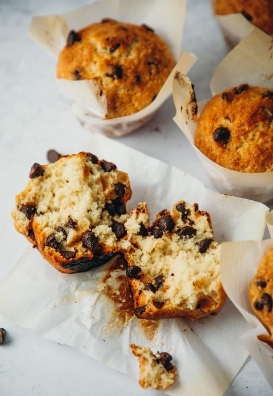 Choco chip muffins