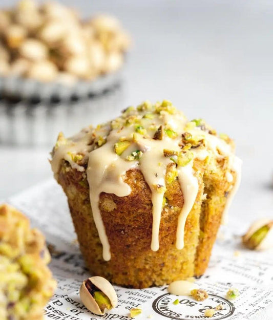Pistachio Rose Muffins
