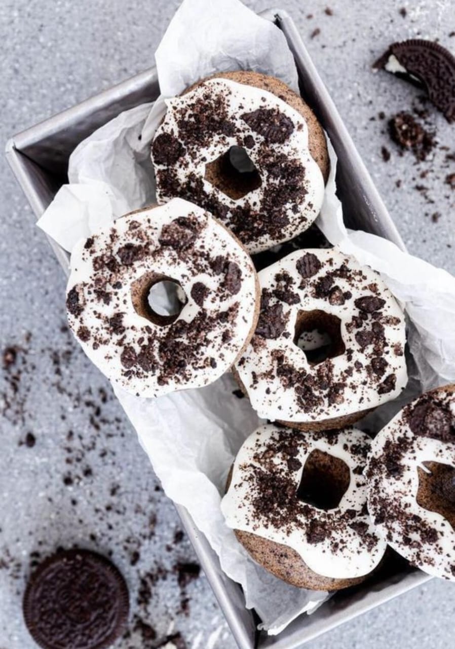 Baked Oreo Donuts
