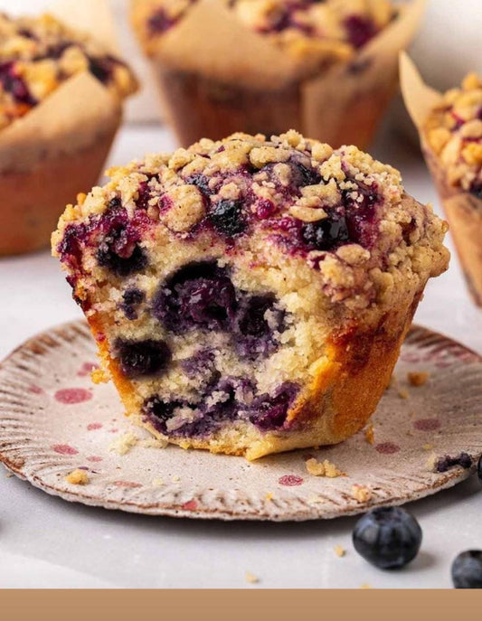 Blueberry Jam Muffins
