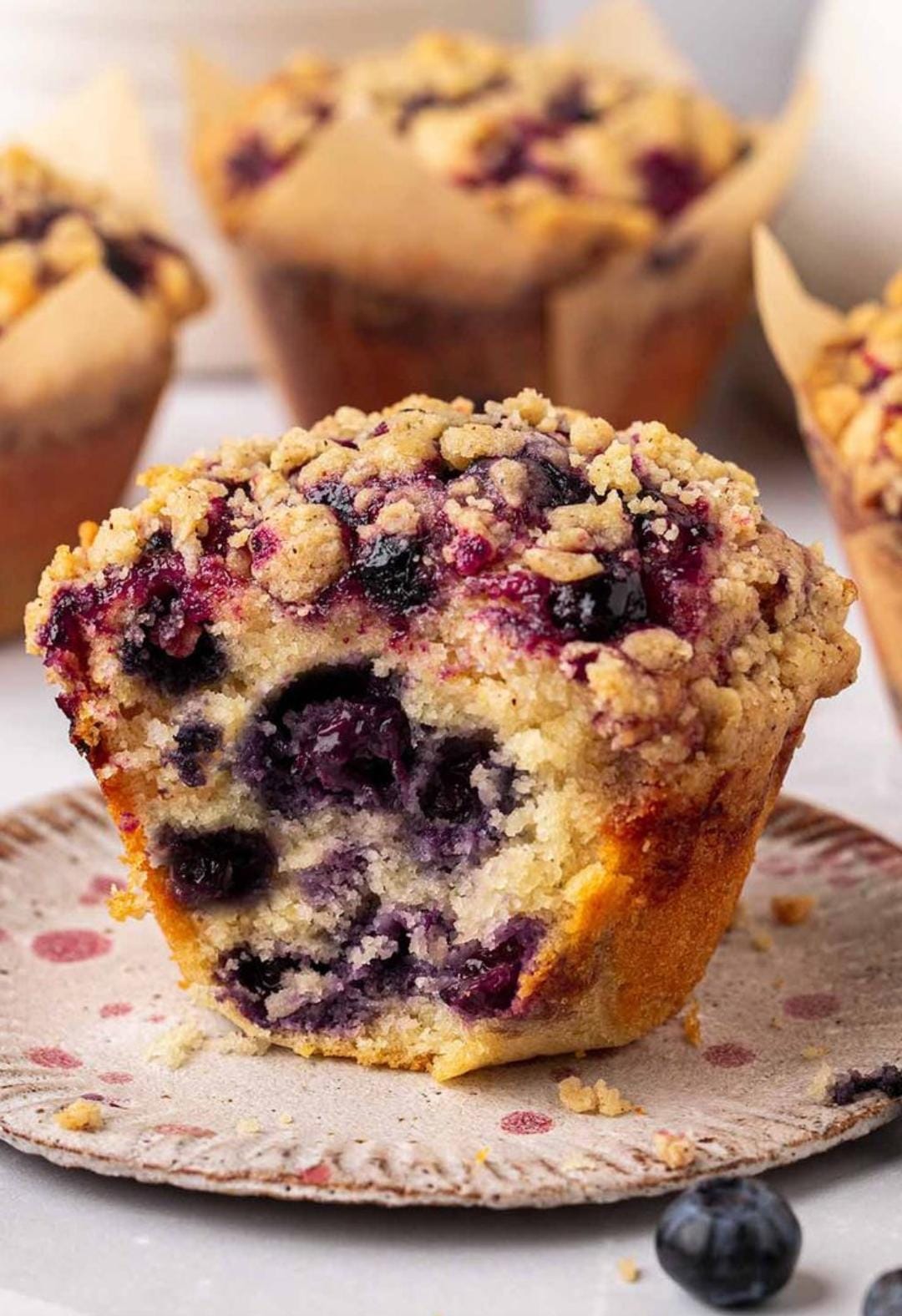 Blueberry Jam Muffins