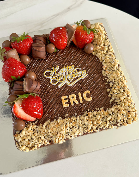 Customized Brownie Slab Cake