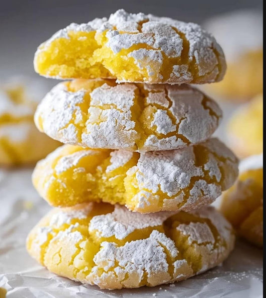 Lemon Crinkle Cookies