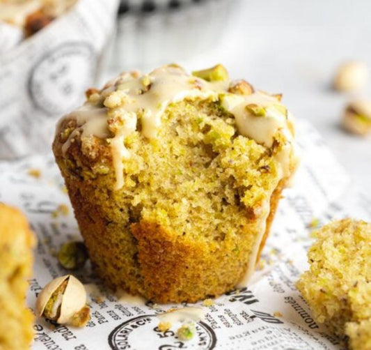 Pistachio Rose Muffins