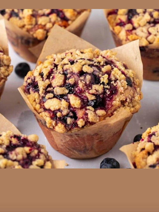 Blueberry Jam Muffins