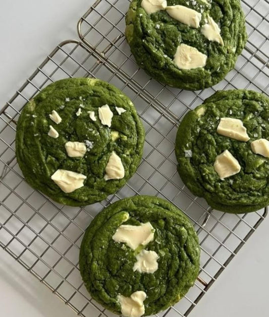 Matcha White Chocolate Cookies