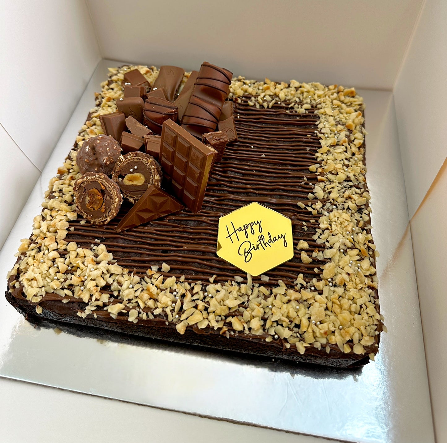 Customized Brownie Slab Cake