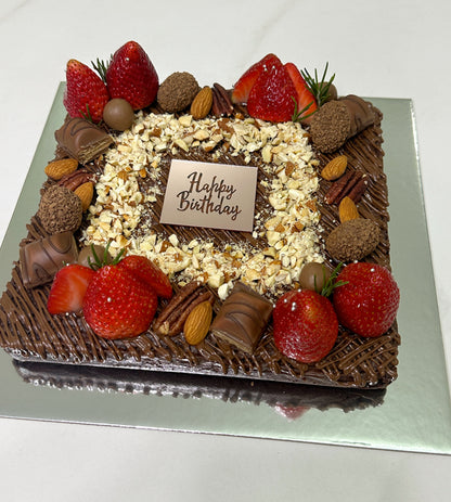 Customized Brownie Slab Cake