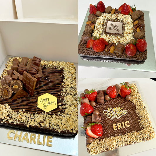 Customized Brownie Slab Cake